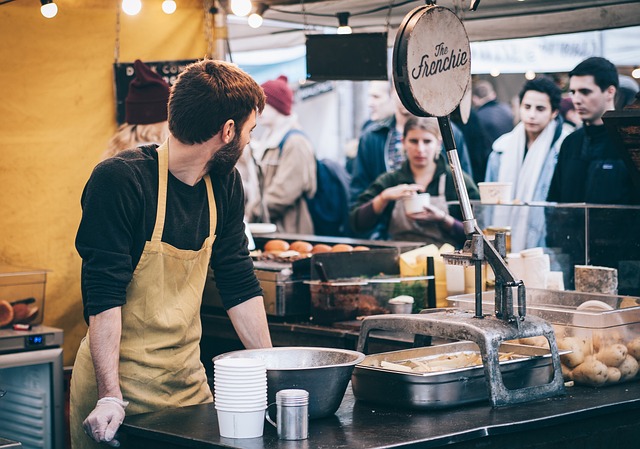 Food stall at VibeFest